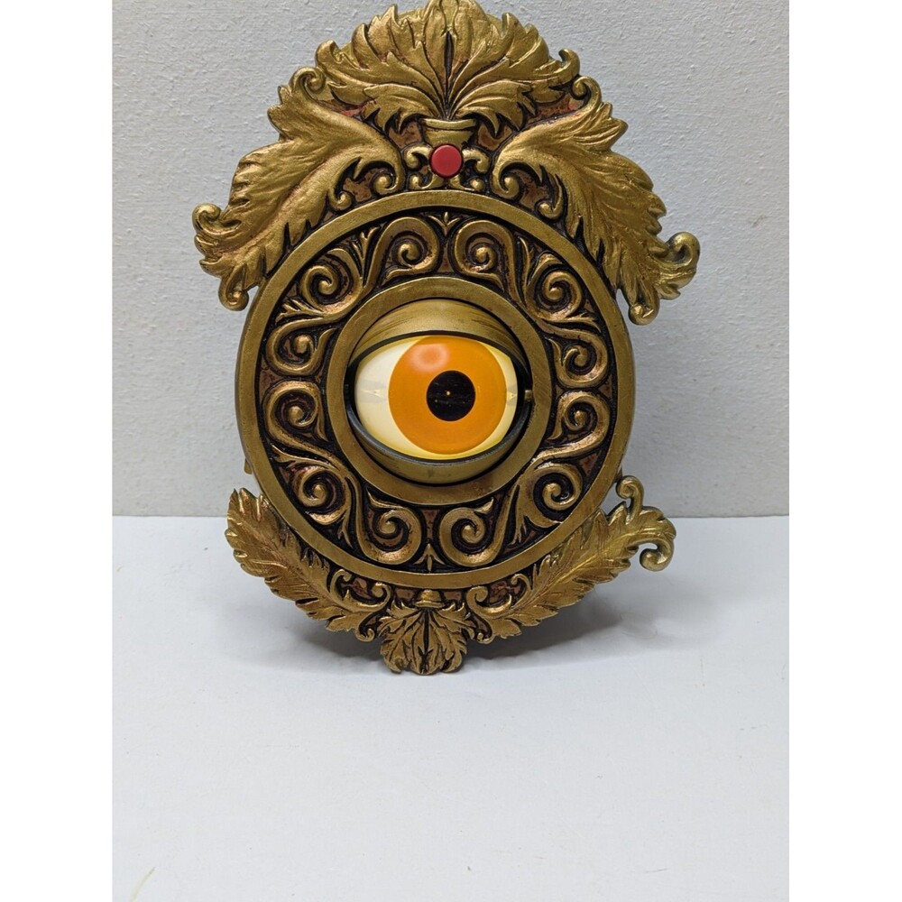 Gemmy Animated Talking Eyeball Doorbell Halloween Decoration TESTED and WORKS